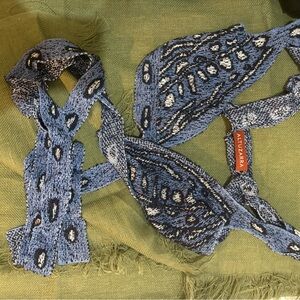 Altuzarra Blue Patterned Women's wrap top